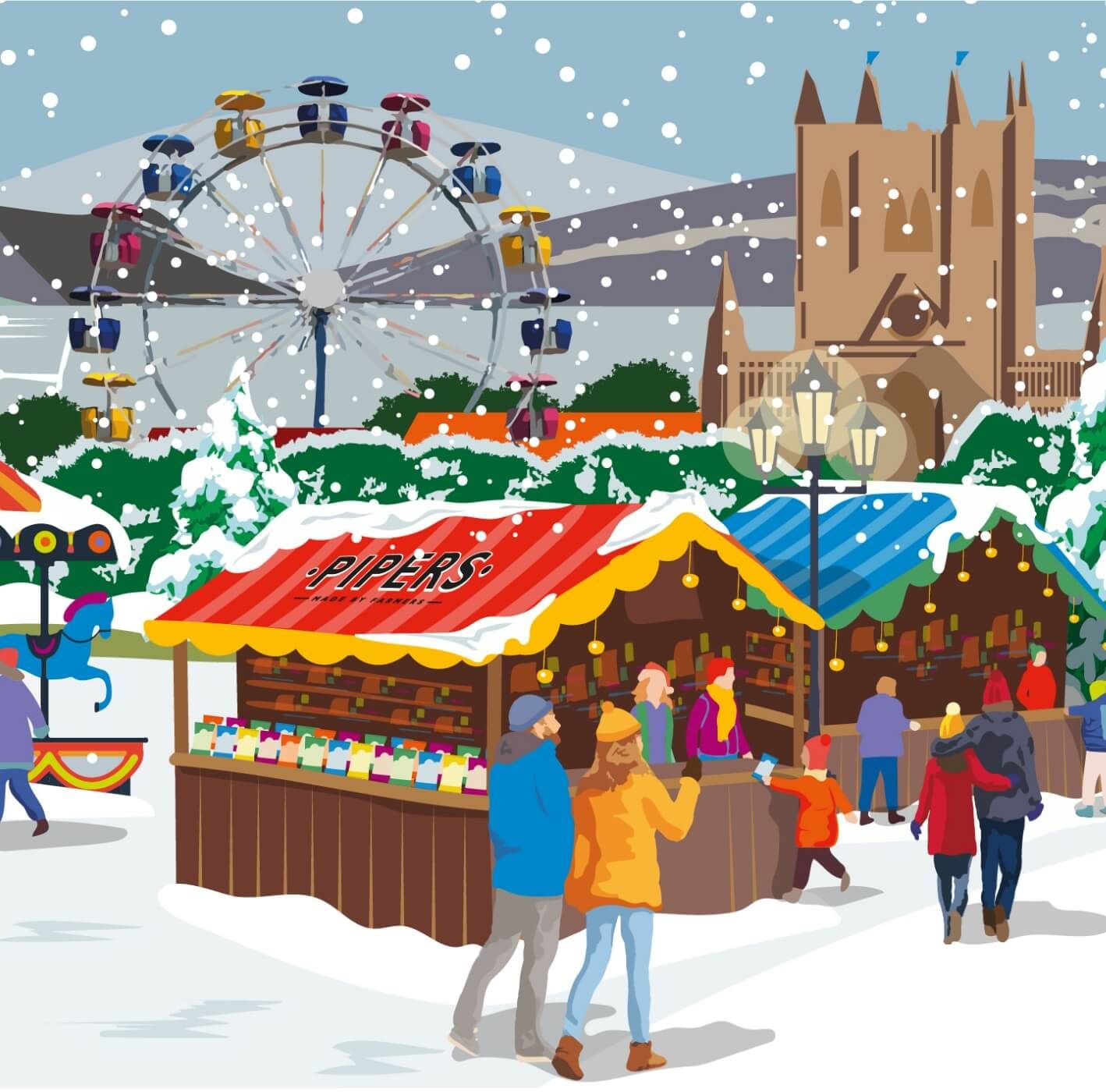 Pipers Advent Calendar design