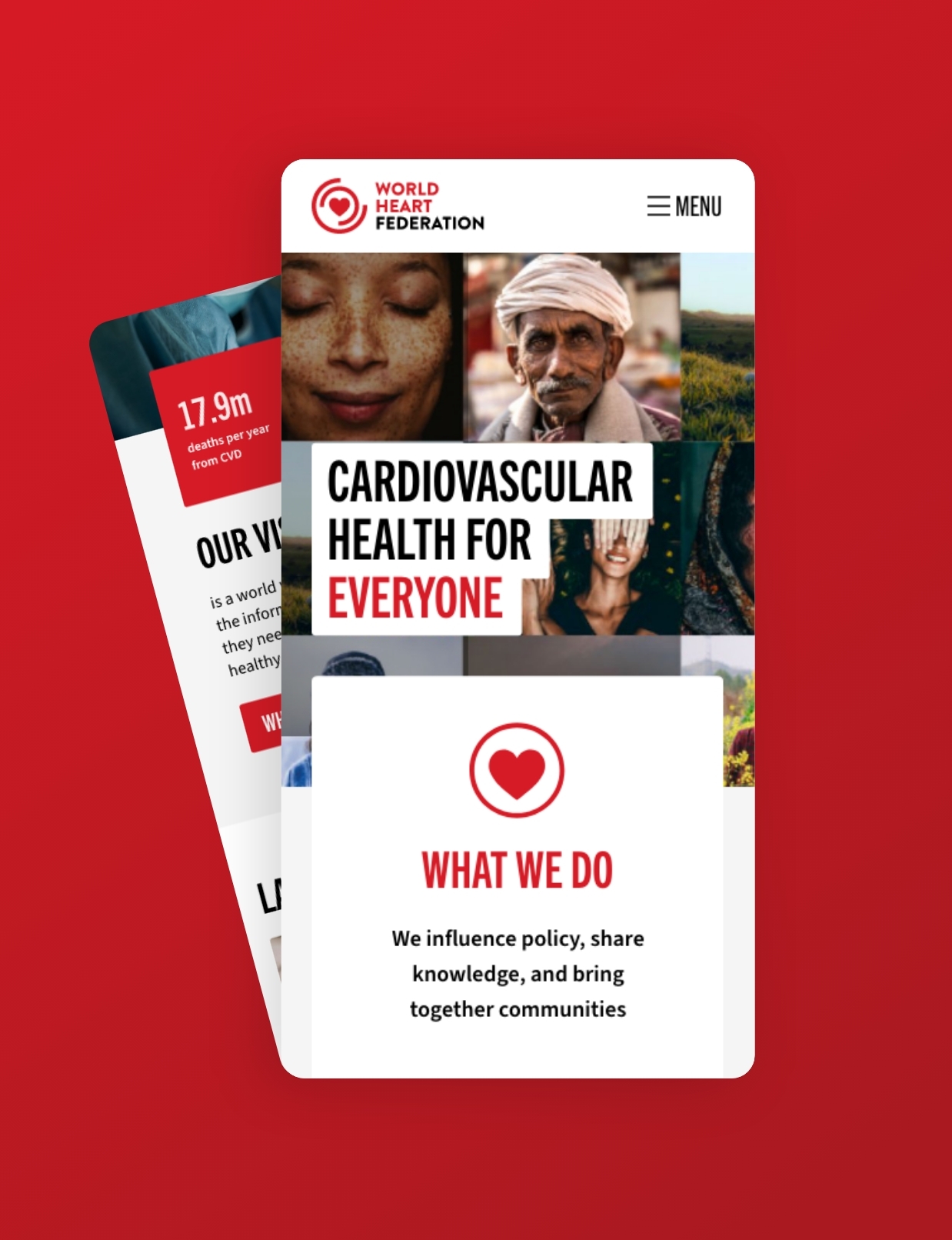 World Heart Federation website example